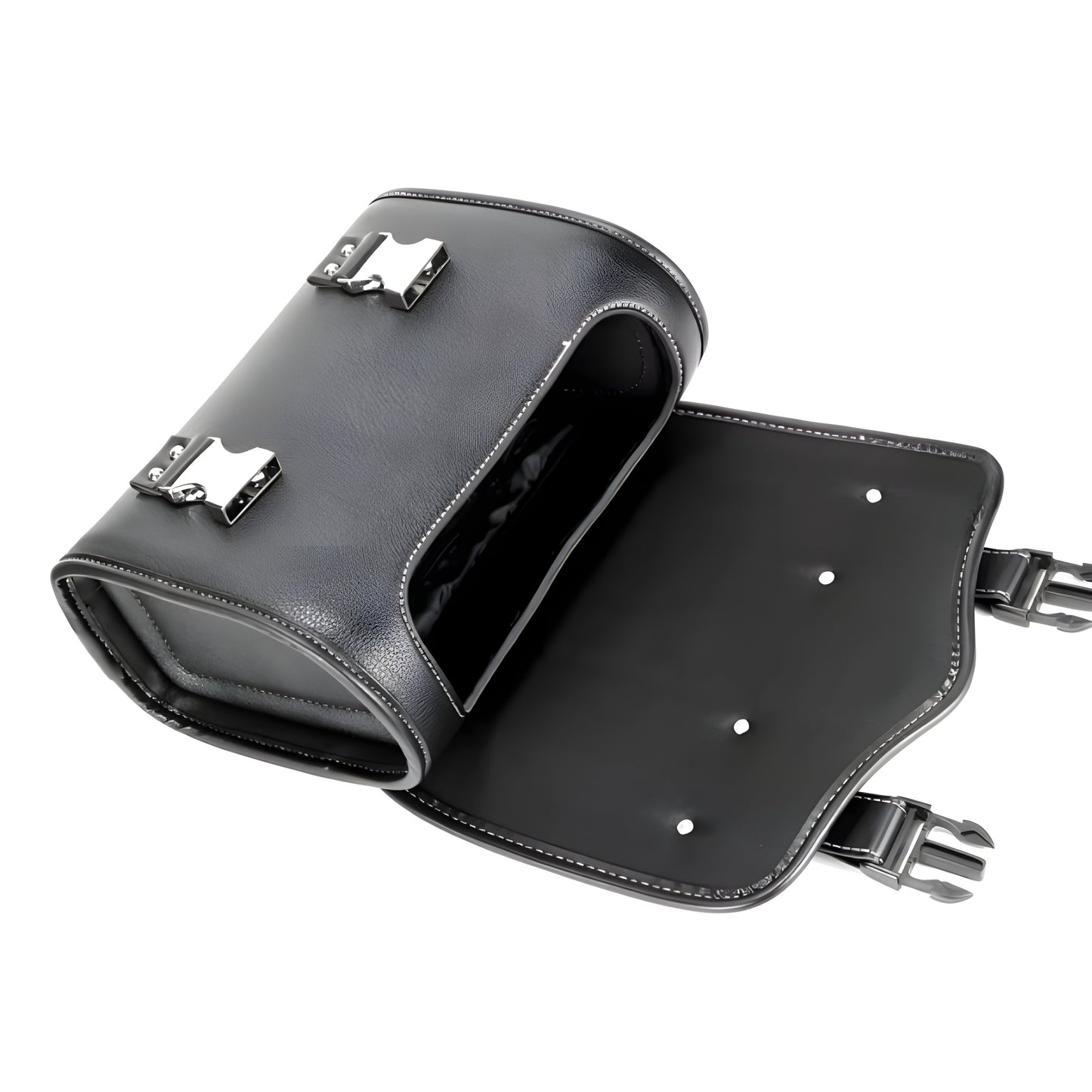Sacoche cavalière latérale rétro – Cuir  rigide et étanche –  TheRiderBag™