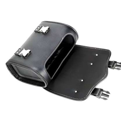 Sacoche cavalière latérale rétro – Cuir  rigide et étanche –  TheRiderBag™