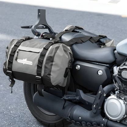 Paire de Sacoches cavalières moto 50L étanches – Universelles Adventure – TheRiderBag™