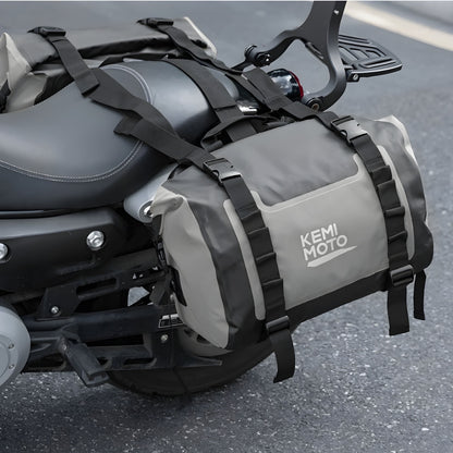 Paire de Sacoches cavalières moto 50L étanches – Universelles Adventure – TheRiderBag™