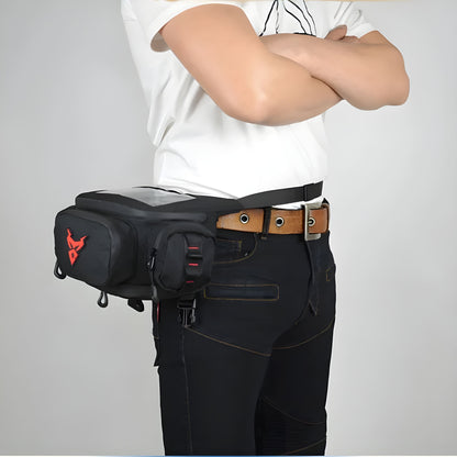 Sacoche avant scooter étanche avec écran tactile – Guidon ou ceinture | TheRiderBag™