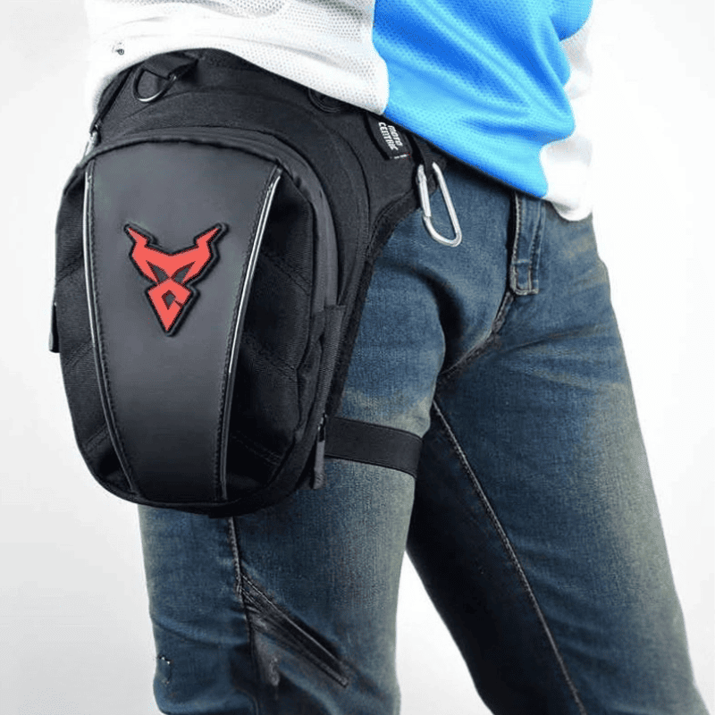 Sacoche de jambe moto étanche | TheRiderBag™