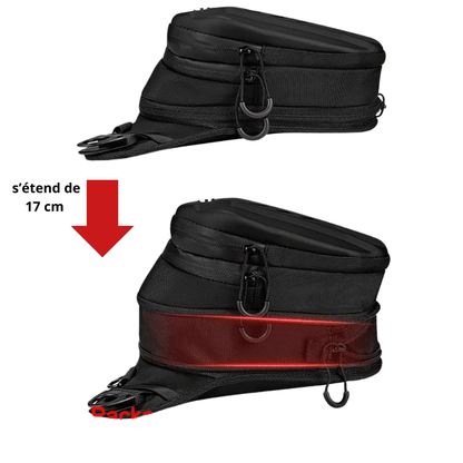 Sacoche de jambe moto Tactique étanche avec coque carbone | TheRiderBag™