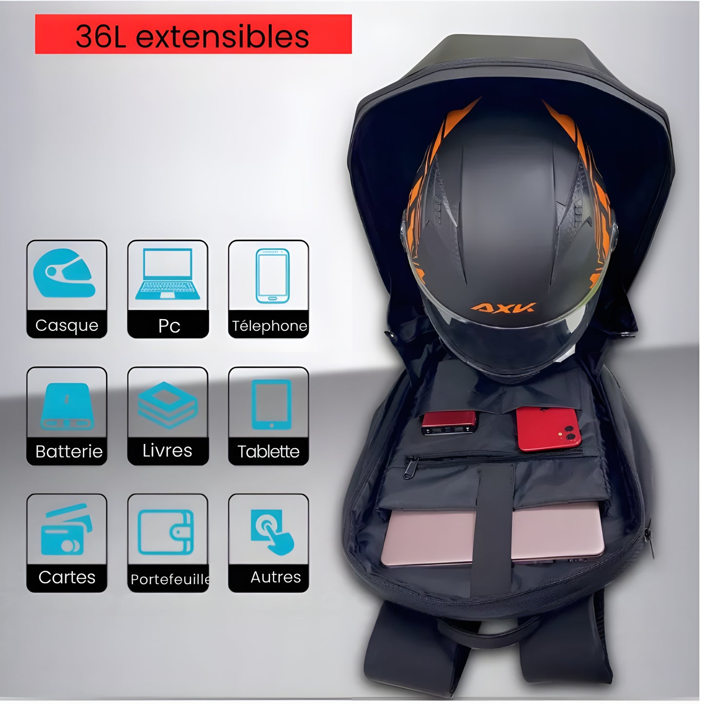 Sac à dos LED Nightline™-Édition Bloom pour Femmes