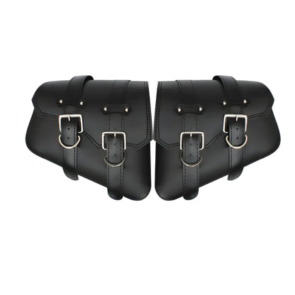 Paire de Sacoches cavalières latérales compactes – Cuir rigide  – TheRiderBag™