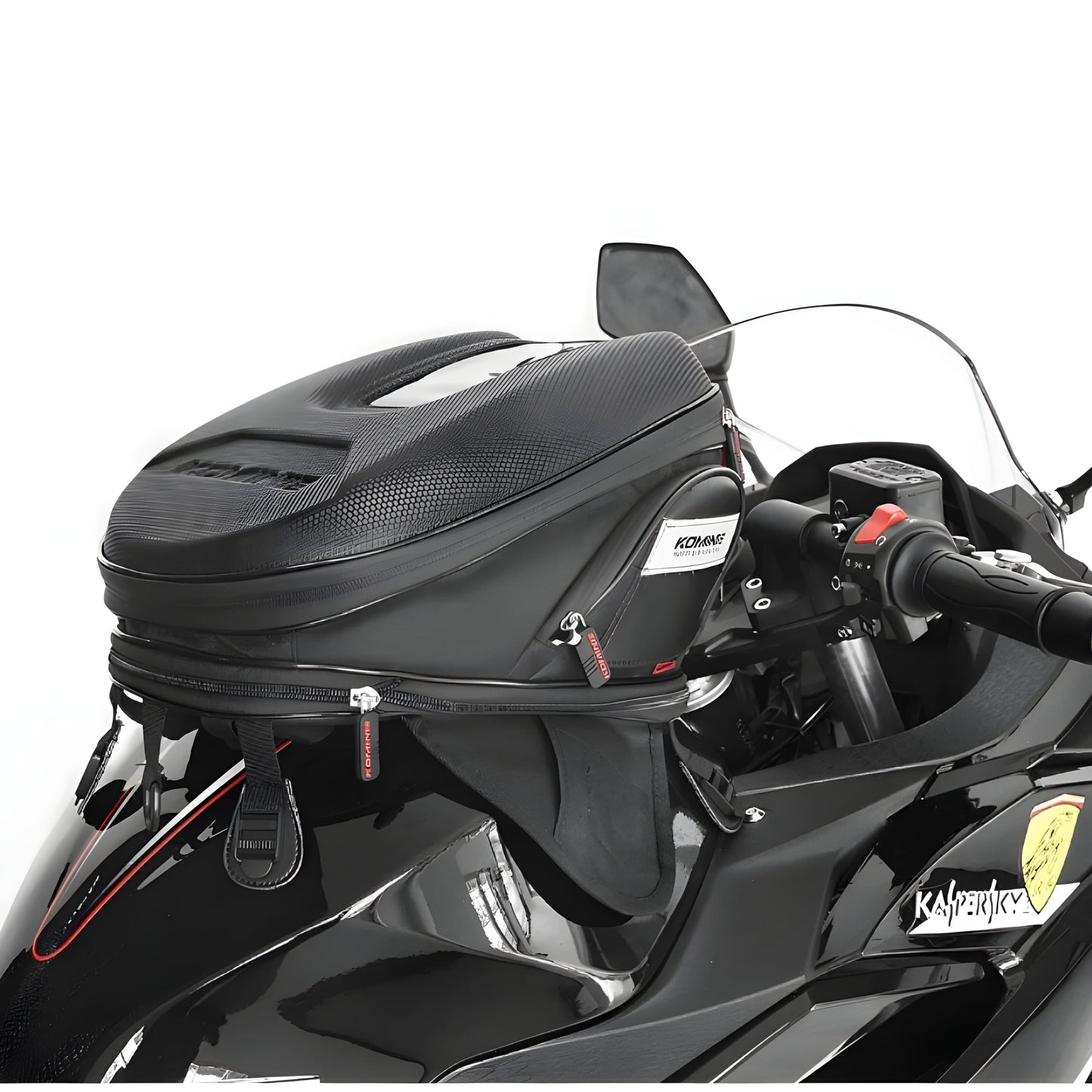 Sacoche réservoir moto aimantée rigide étanche avec écran tactile GPS | TheRiderBag™