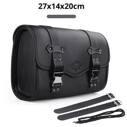 Sacoche cavalière latérale rétro – Cuir  rigide et étanche –  TheRiderBag™