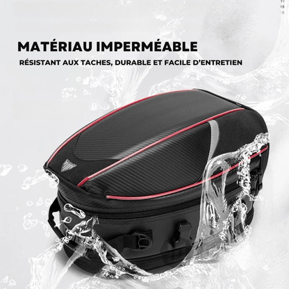 Sacoche de selle moto extensible – 800D étanche & format compact – TheRiderBag™