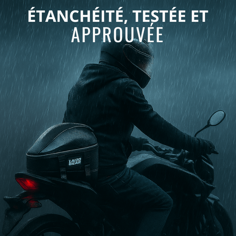 Sacoche de selle moto carbone – Compacte & rigide étanche – TheRiderBag™