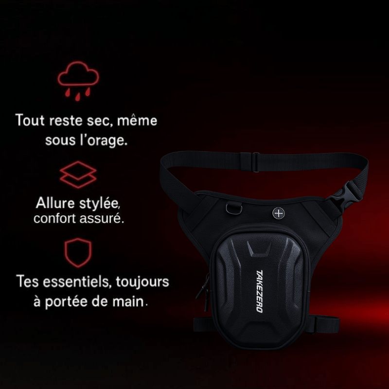 Sacoche de jambe moto  tactique - étanche et ajustable –  – TheRiderBag™