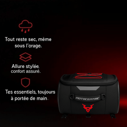 Sacoche de selle rigide moto – 25 L étanche coque renforcée – TheRiderBag™