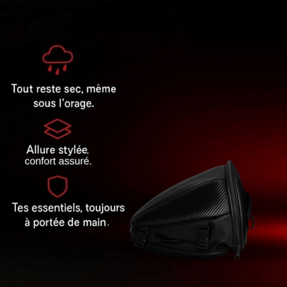 Sacoche de selle moto compacte – Étanche & profil bas – TheRiderBag™