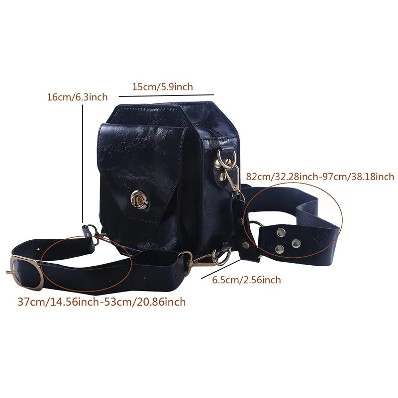 Sacoche de jambe vintage femme – Ceinture ajustable – TheRiderBag™