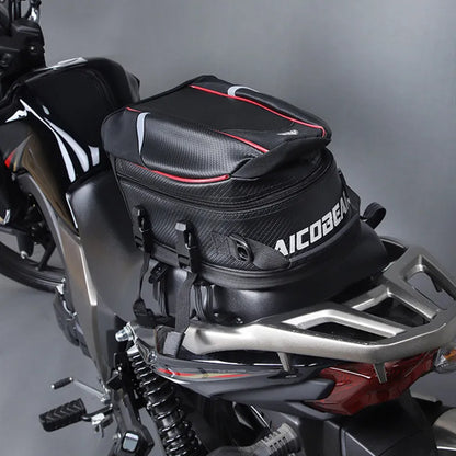 Sacoche de selle moto extensible – 800D étanche & format compact – TheRiderBag™