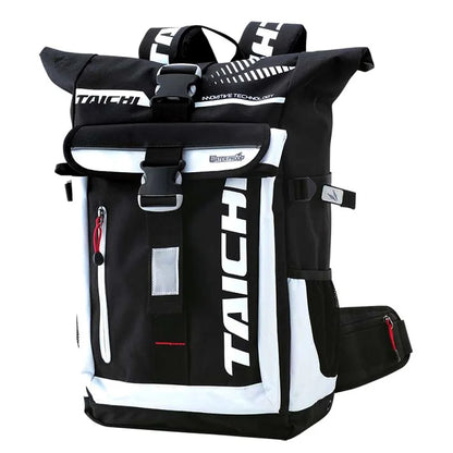 Sac à dos moto 36-55L léger et imperméable pour casque & équipement | TheRiderBag™