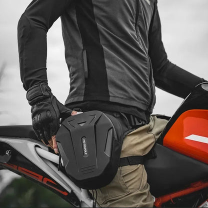 Sacoche de jambe moto Tactique Eva étanche | TheRiderBag™