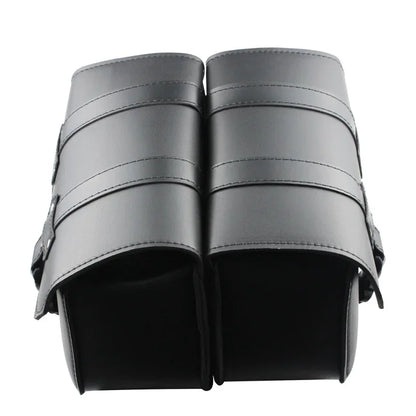 Paire de Sacoches cavalières latérales compactes – Cuir rigide  – TheRiderBag™