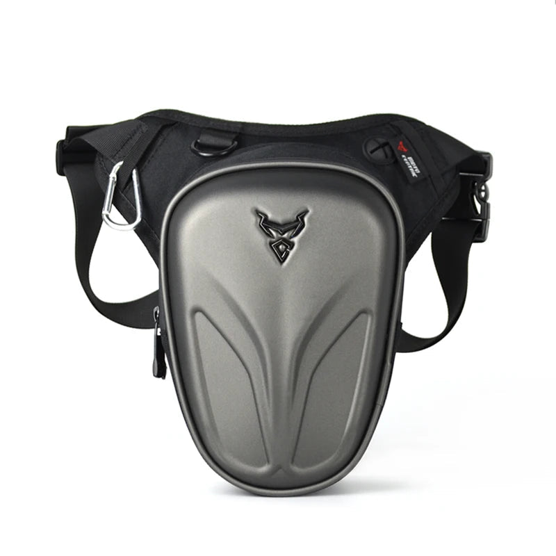 Sacoche de jambe rigide étanche moto – EVA haute capacité  | TheRiderBag™