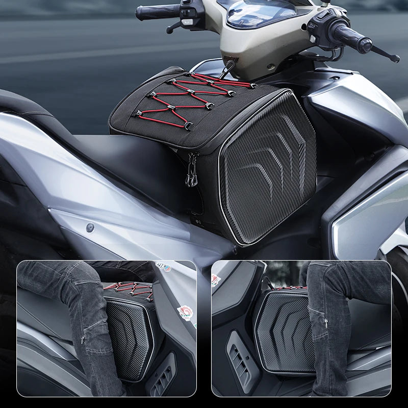 Sacoche de selle rigide moto – 25 L étanche coque renforcée – TheRiderBag™