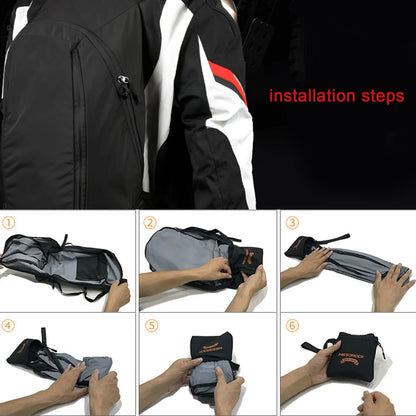 Sac à dos moto  Ultra léger et étanche 20-28L extensible pour casque | TheRiderBag™