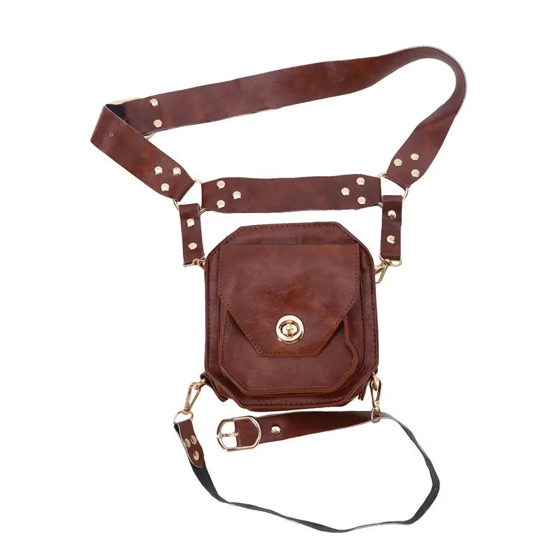 Sacoche de jambe vintage femme – Ceinture ajustable – TheRiderBag™