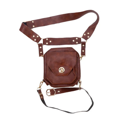 Sacoche de jambe vintage femme – Ceinture ajustable – TheRiderBag™