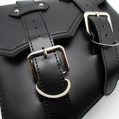 Paire de Sacoches cavalières latérales compactes – Cuir rigide  – TheRiderBag™