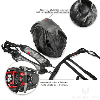 Sacoche de selle moto carbone – Compacte & rigide étanche – TheRiderBag™