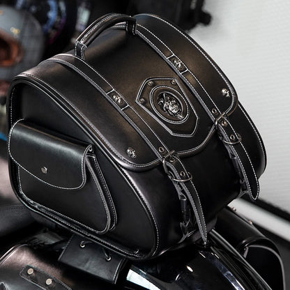 Sacoche de selle moto Cuir  vintage – TheRiderBag™