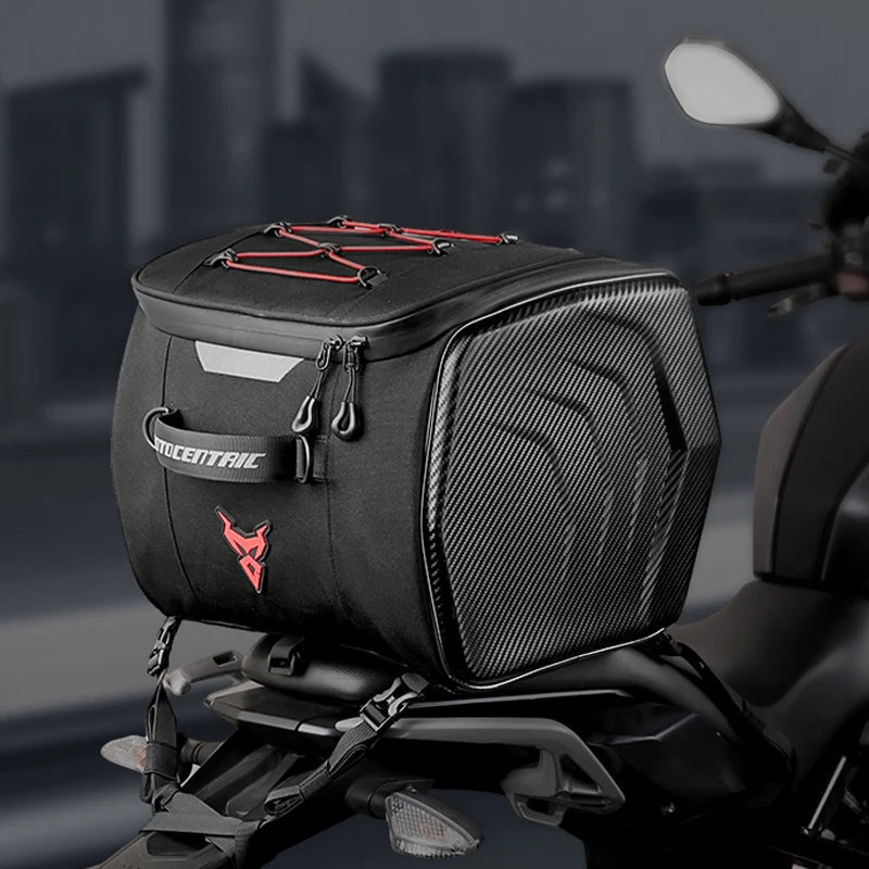 Sacoche de selle rigide moto – 25 L étanche coque renforcée – TheRiderBag™