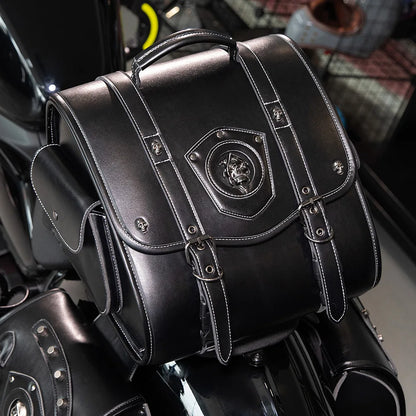 Sacoche de selle moto Cuir  vintage – TheRiderBag™