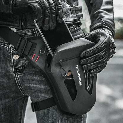 Sacoche de jambe moto étanche ultra légère réglable  | TheRiderBag™