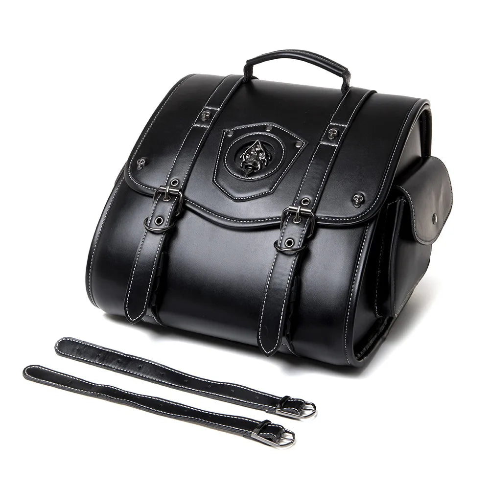 Sacoche de selle moto Cuir  vintage – TheRiderBag™