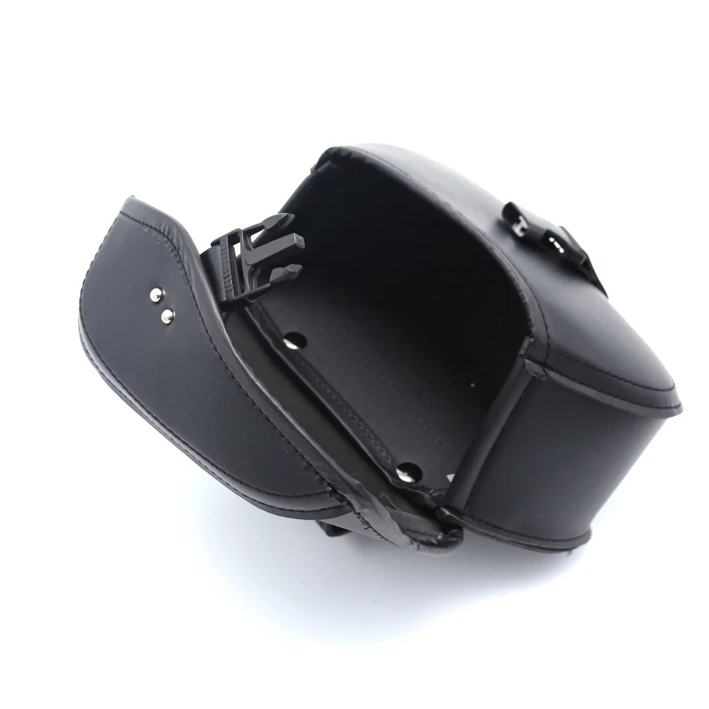 Paire de Sacoches scavalières latérales moto Cuir souple  – TheRiderBag™