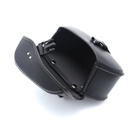 Paire de Sacoches scavalières latérales moto Cuir souple  – TheRiderBag™