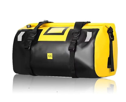 Sacoche de selle étanche moto – 66L roll-top & haute résistance – TheRiderBag™