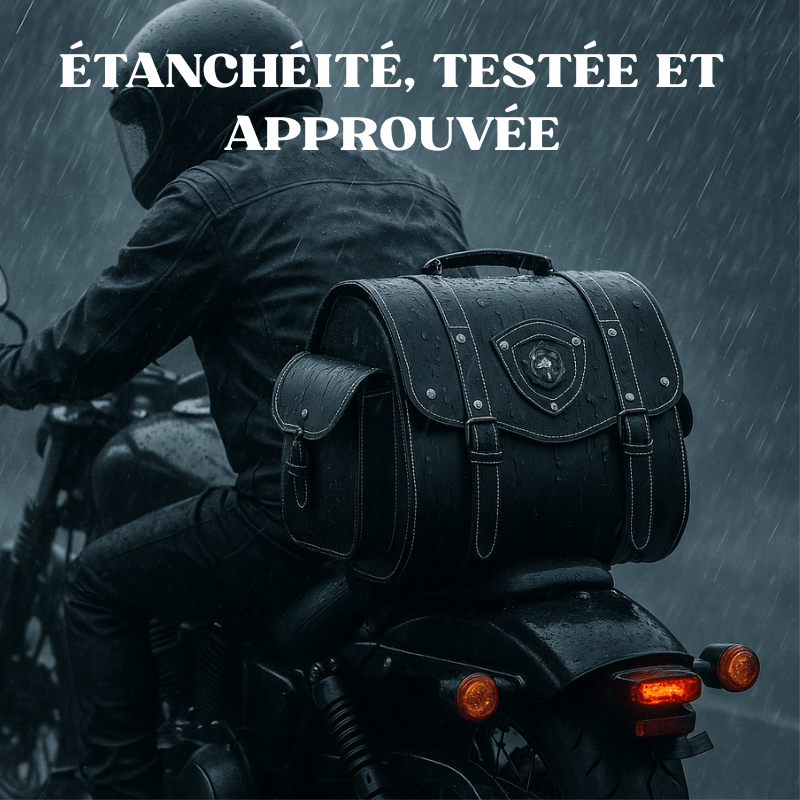 Sacoche de selle moto Cuir  vintage – TheRiderBag™
