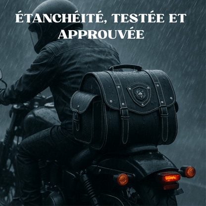Sacoche de selle moto Cuir  vintage – TheRiderBag™