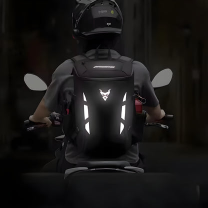 Sac à dos moto étanche 28L extensible avec sangles ajustables | TheRiderBag™