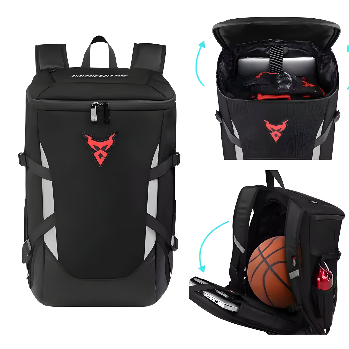 Sac à dos moto étanche 28L extensible avec sangles ajustables | TheRiderBag™