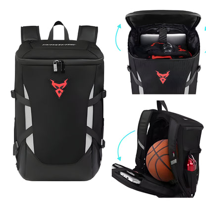 Sac à dos moto étanche 28L extensible avec sangles ajustables | TheRiderBag™