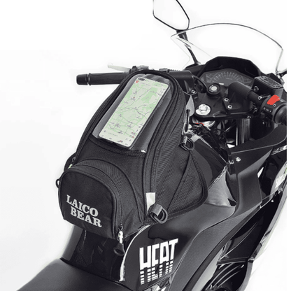 Sacoche réservoir moto magnétique étanche avec coque rigide  | TheRiderBag™