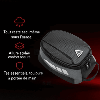 Sacoche réservoir moto magnétique  étanche & réflecteurs | TheRiderBag™